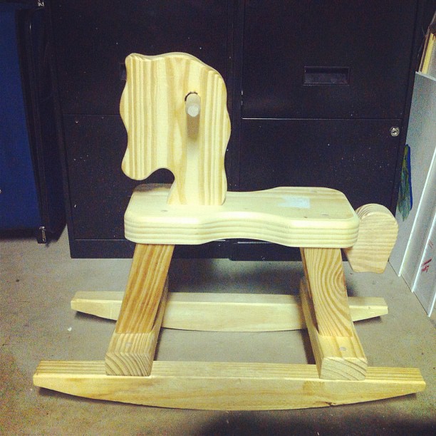 do it yourself rocking horse plans